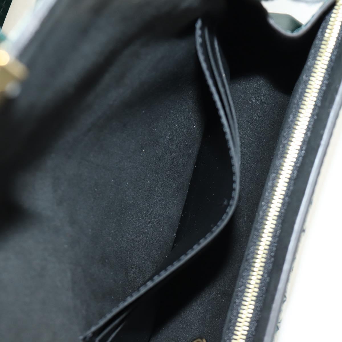 LOUIS VUITTON Monogram Maltage Line Bum Bag Dauphine Green M44724 Auth 189902M