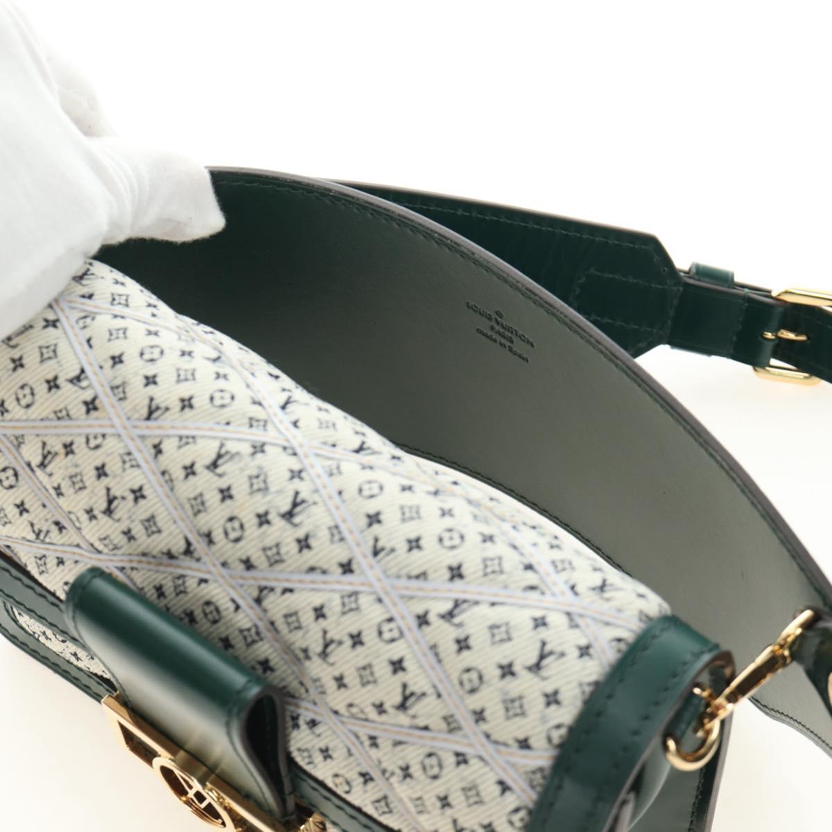 LOUIS VUITTON Monogram Maltage Line Bum Bag Dauphine Green M44724 Auth 189902M