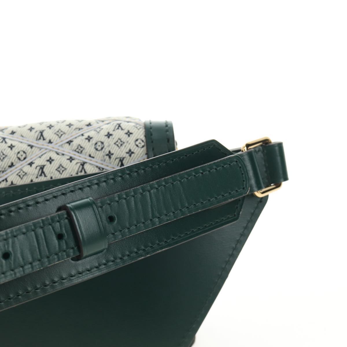 LOUIS VUITTON Monogram Maltage Line Bum Bag Dauphine Green M44724 Auth 189902M