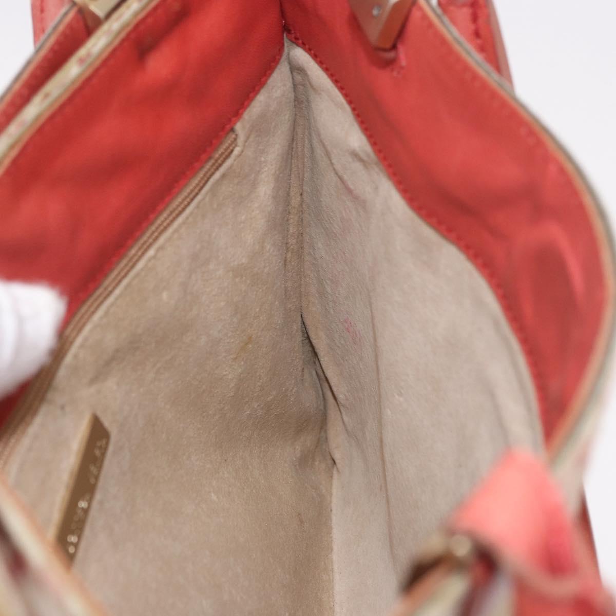 BOTTEGAVENETA Hand Bag Harako leather Beige Gold Auth 189905