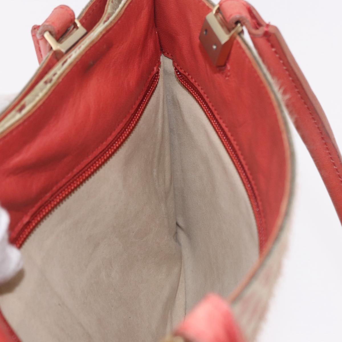 BOTTEGAVENETA Hand Bag Harako leather Beige Gold Auth 189905