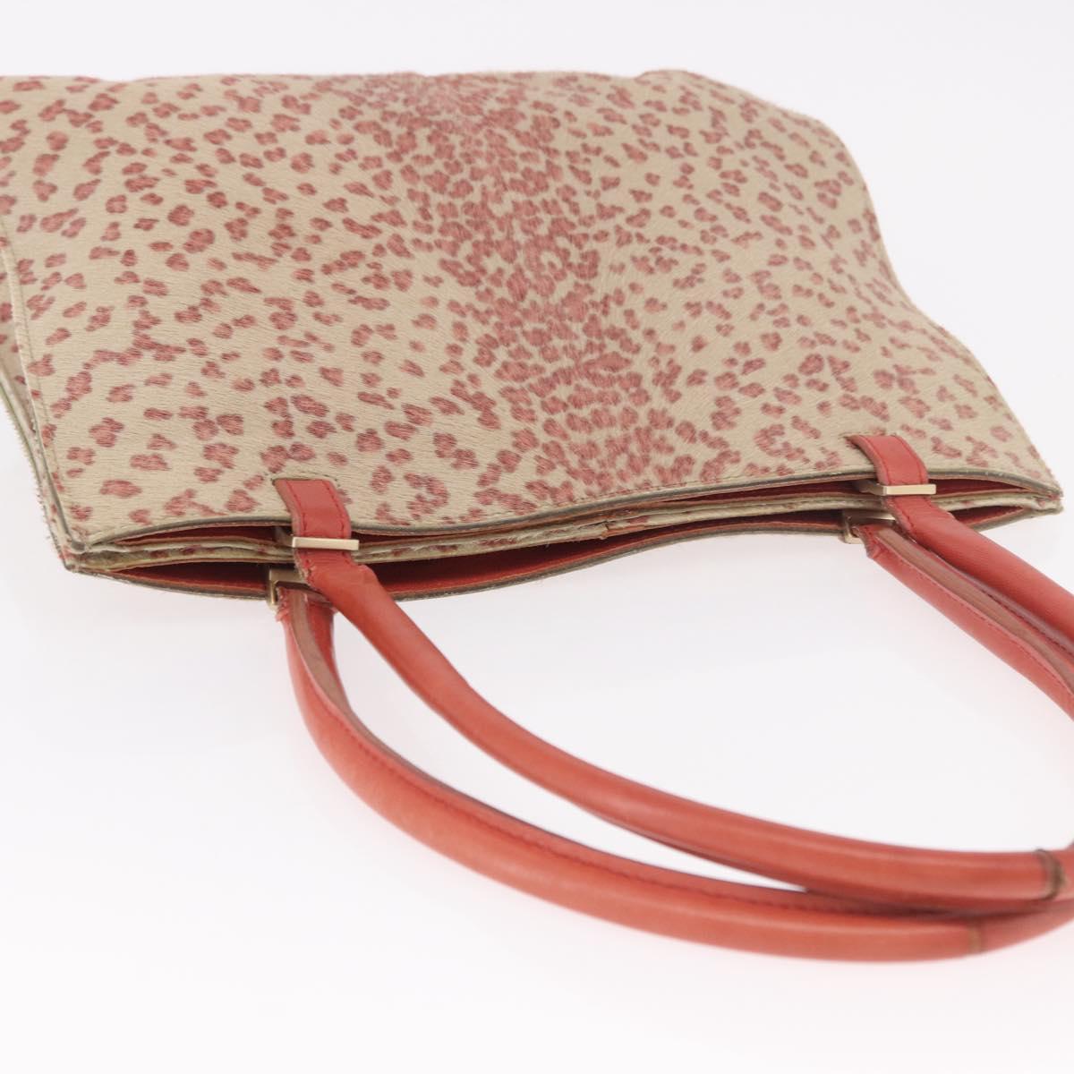 BOTTEGAVENETA Hand Bag Harako leather Beige Gold Auth 189905