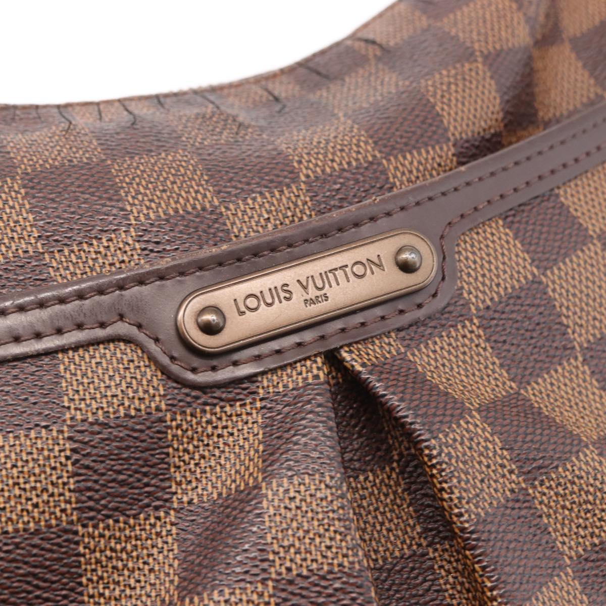 LOUIS VUITTON Damier Ebene Bloomsbury PM Shoulder Bag N42251 LV Auth 189907
