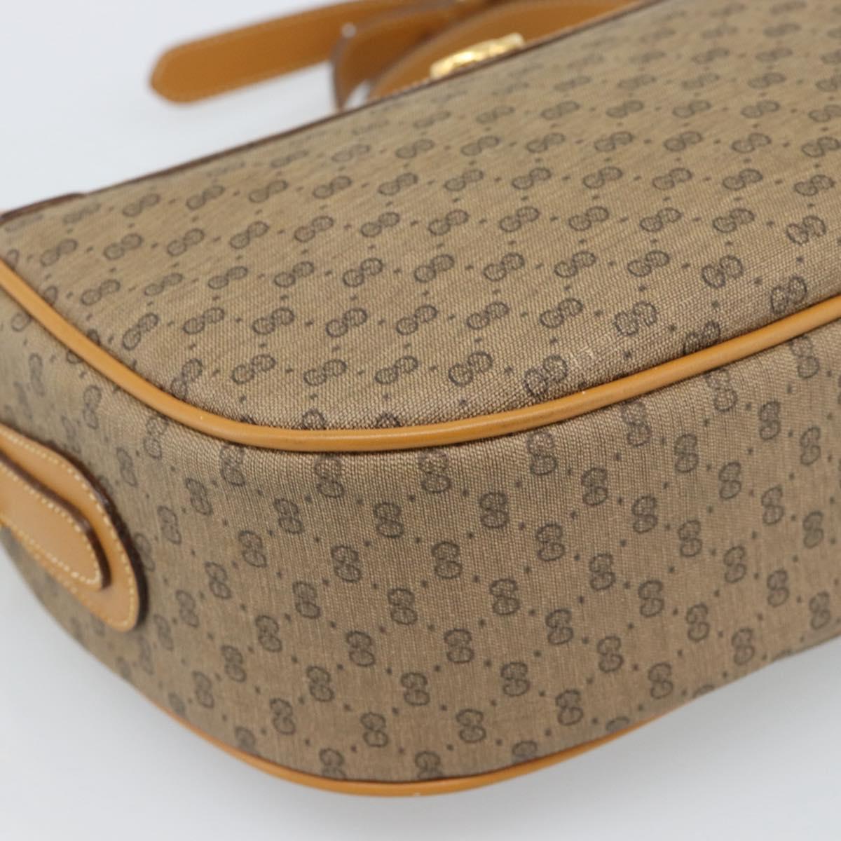 GUCCI Micro GG Supreme Web Sherry Line Bag PVC Beige 001 58 0918 Auth 189922