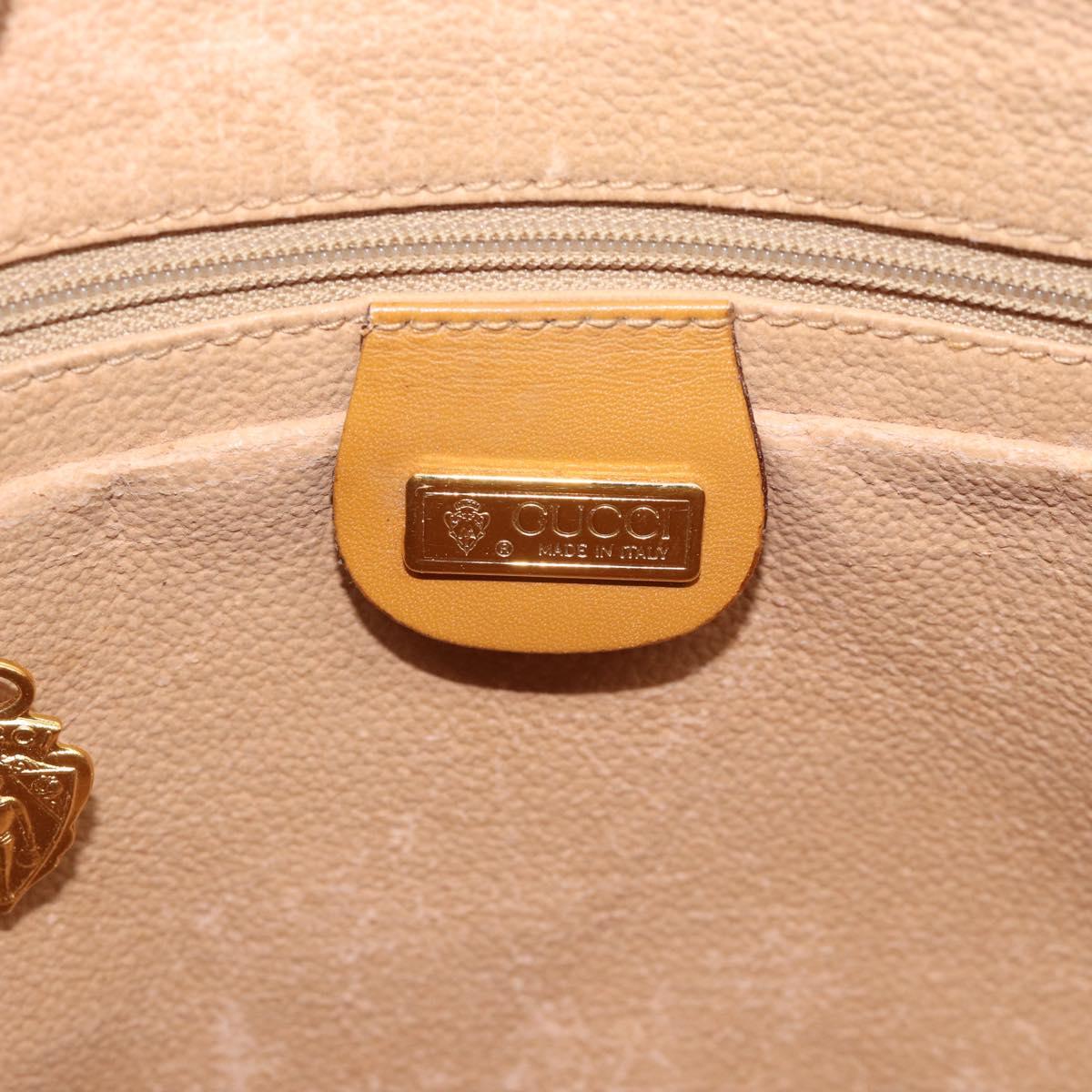 GUCCI Micro GG Supreme Web Sherry Line Bag PVC Beige 001 58 0918 Auth 189922