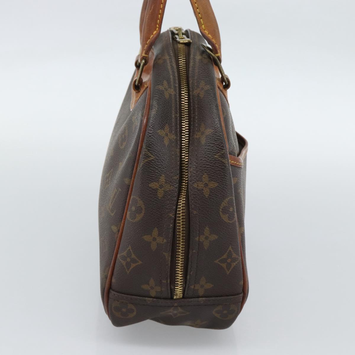 LOUIS VUITTON Monogram Trouville Hand Bag M42228 LV Auth 189923