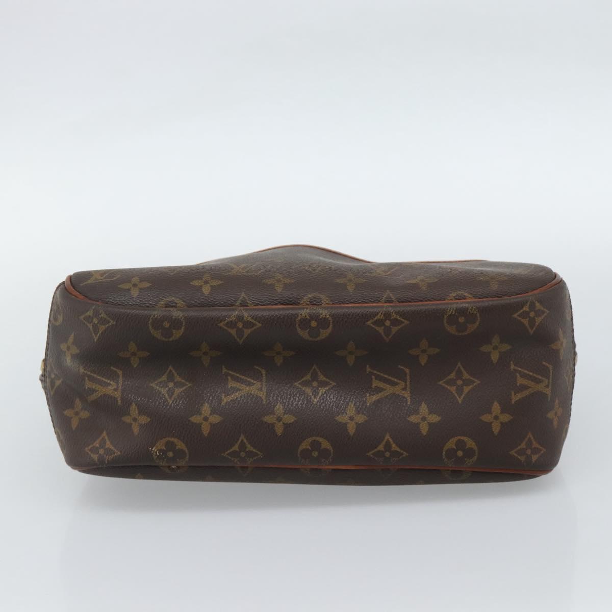 LOUIS VUITTON Monogram Trouville Hand Bag M42228 LV Auth 189923