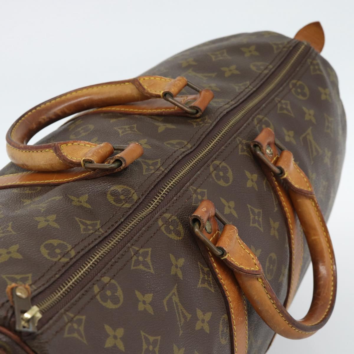 LOUIS VUITTON Monogram Keepall 45 Boston Bag M41428 LV Auth 189964