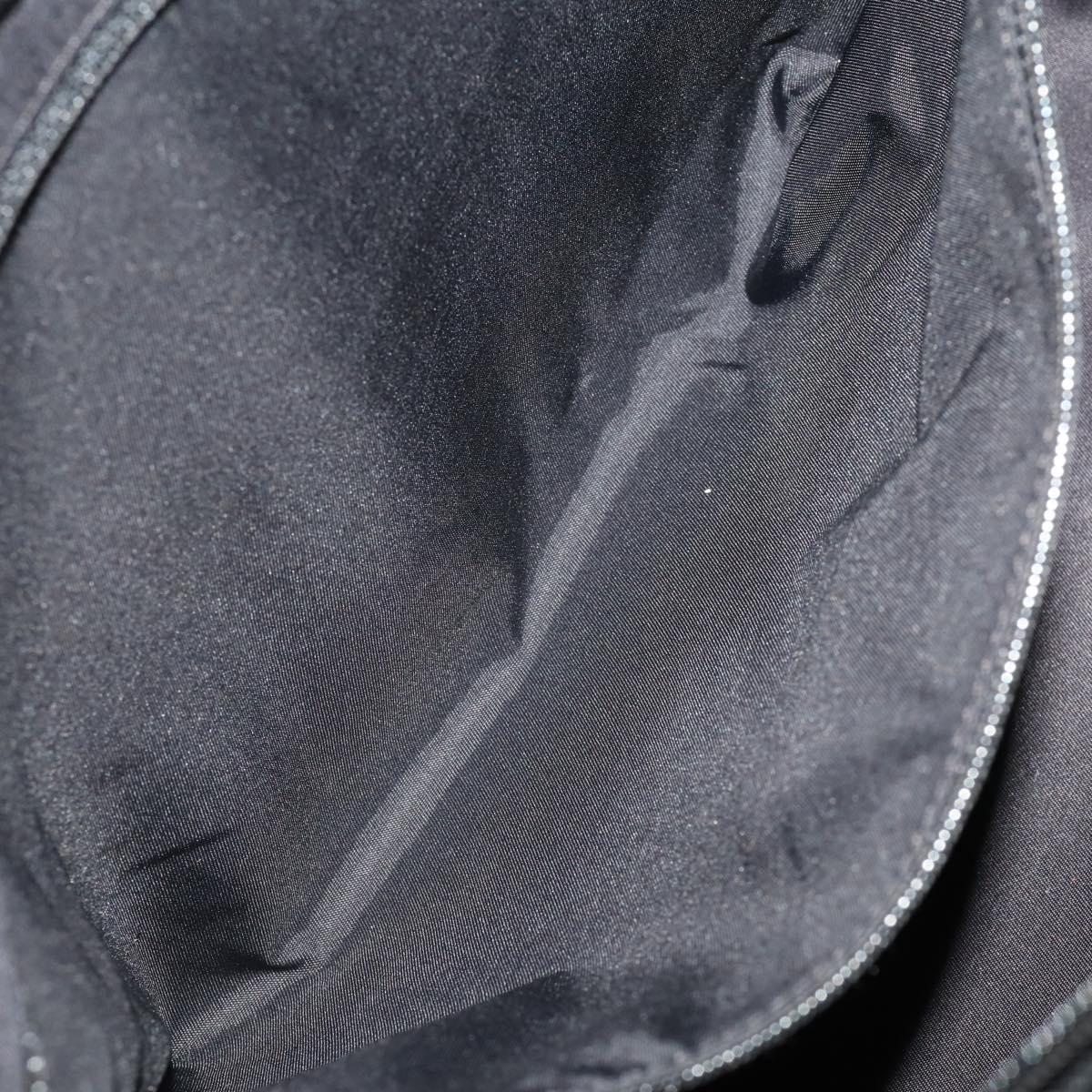 CHANEL Paris Biarritz GM Tote Bag Coated Canvas Black Silver CC Auth 189981
