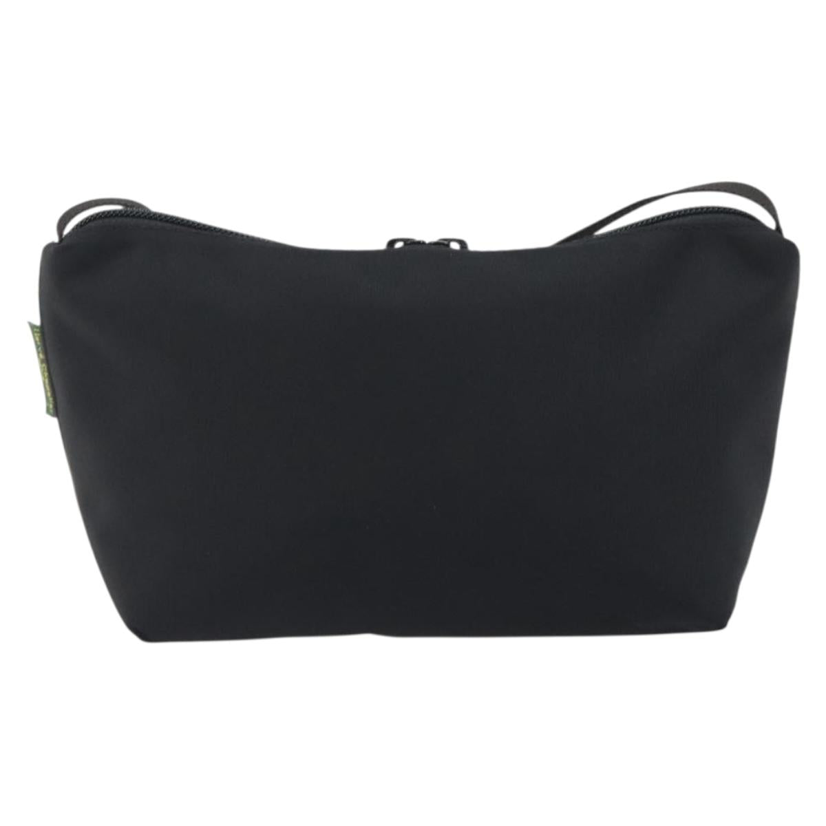 Herve Chapelier Shoulder Bag Canvas Black Auth 189983A