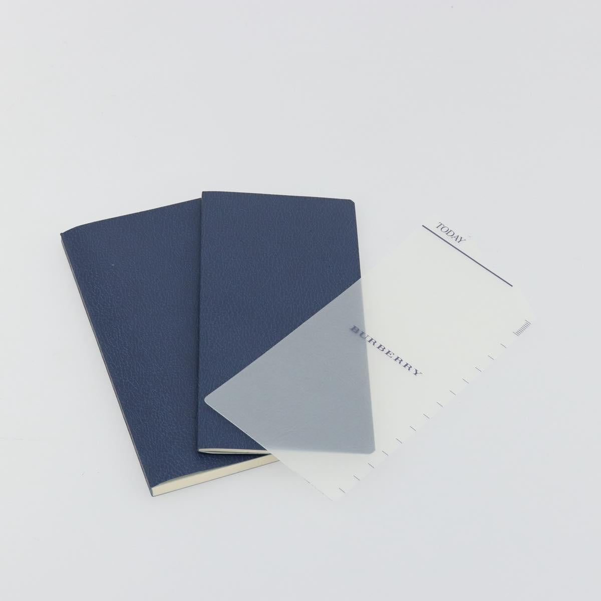 BURBERRY Nova Check Day Planner Cover Canvas Navy Auth 189993A