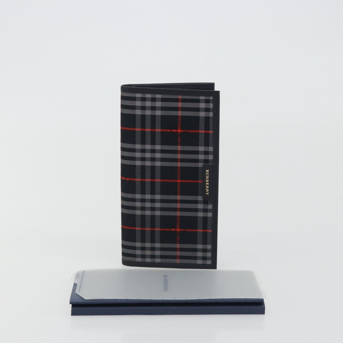 BURBERRY Nova Check Day Planner Cover Canvas Navy Auth 189993A
