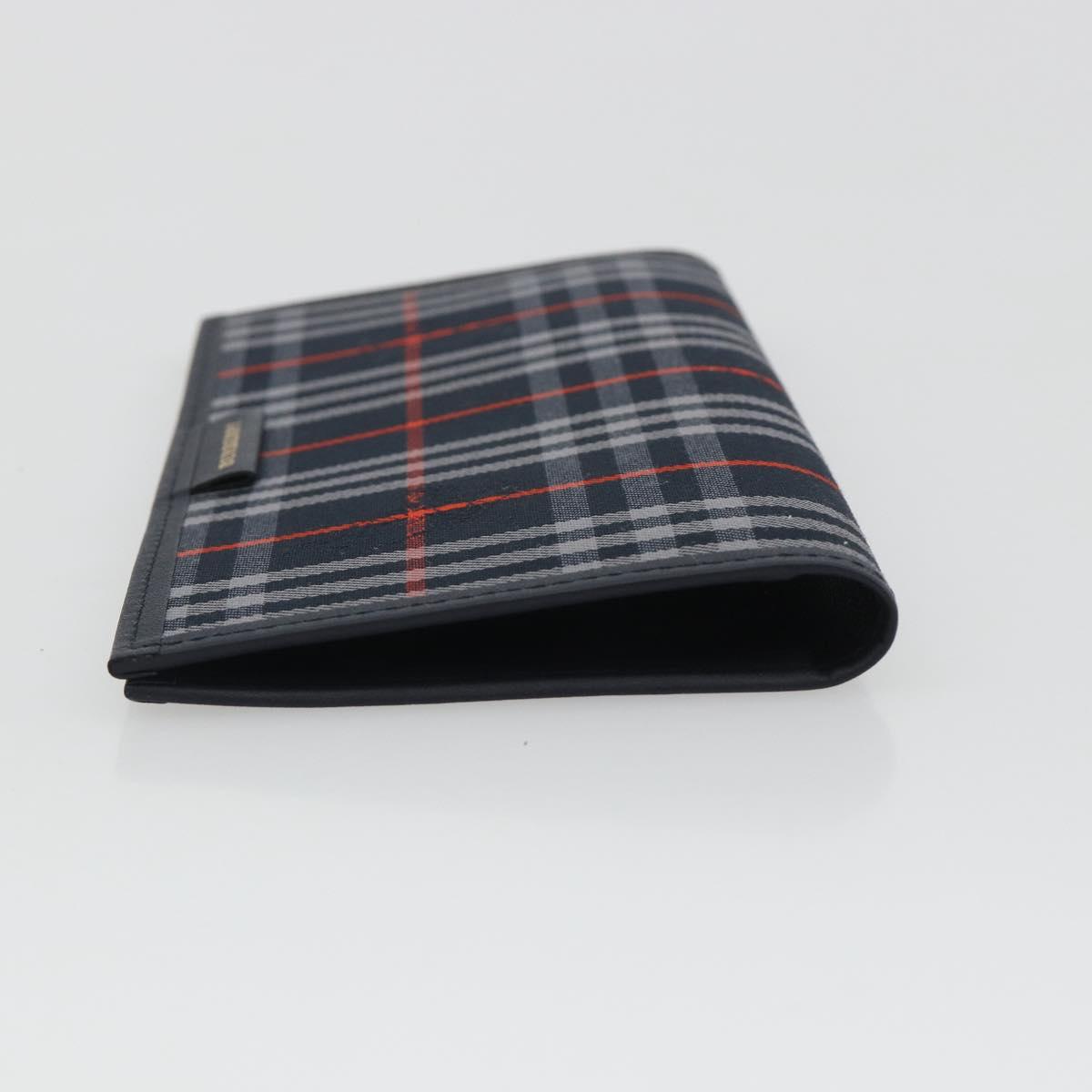 BURBERRY Nova Check Day Planner Cover Canvas Navy Auth 189993A
