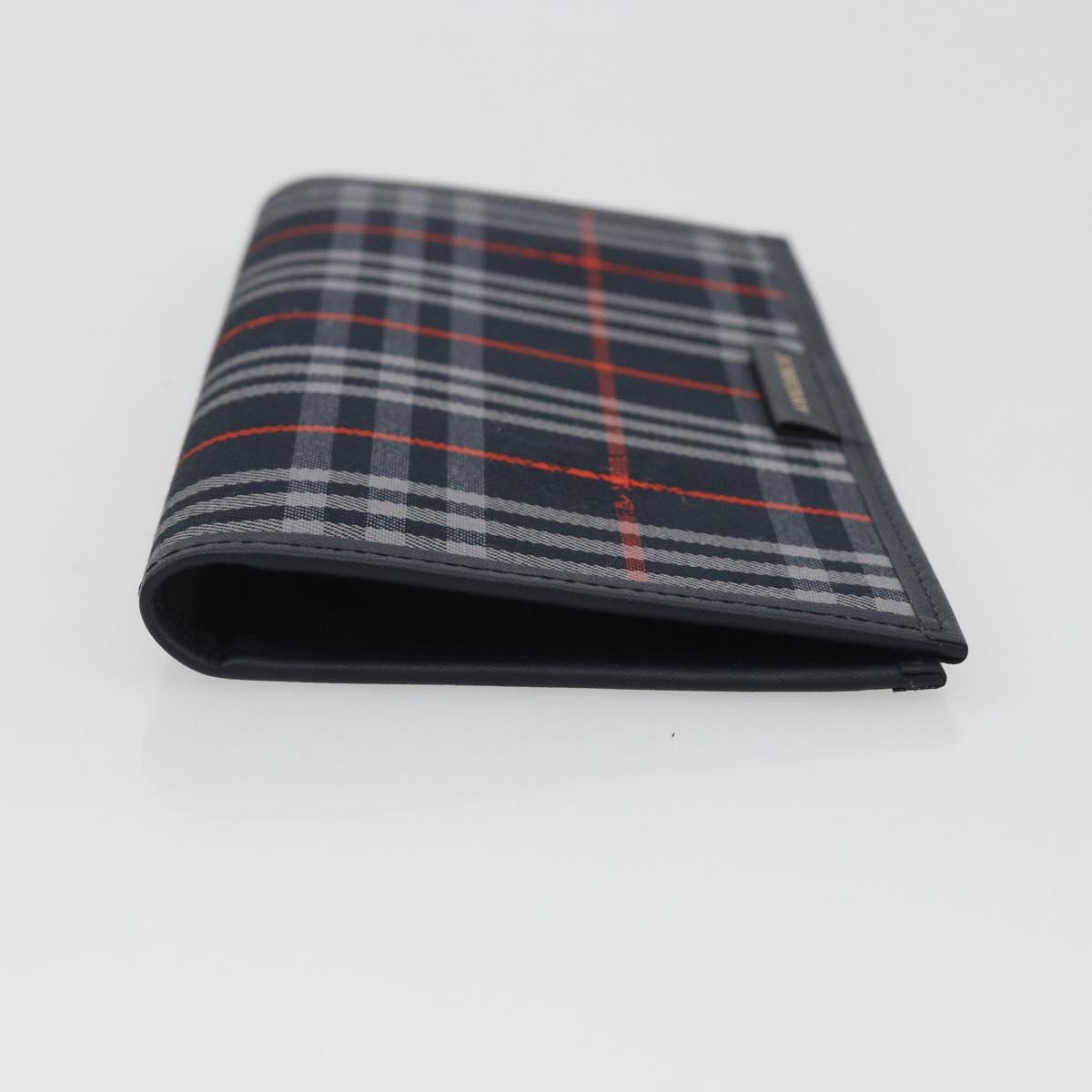 BURBERRY Nova Check Day Planner Cover Canvas Navy Auth 189993A