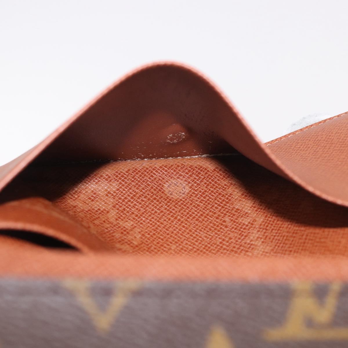 LOUIS VUITTON Monogram Porte Monnaie Billets Tresor Wallet M61730 Auth 189995A