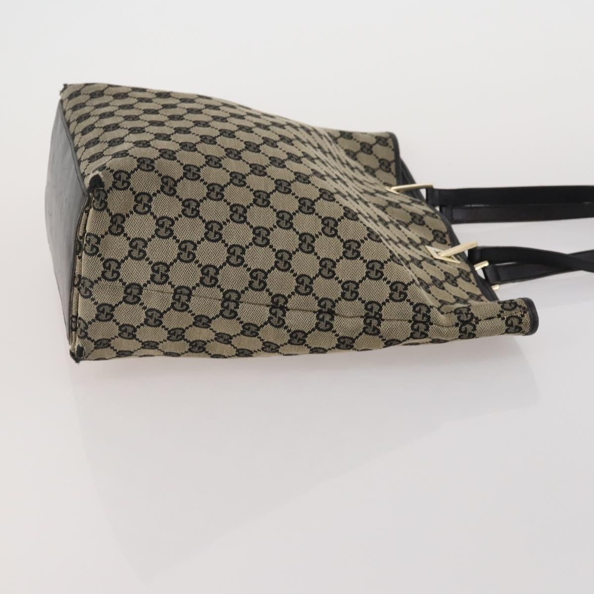 BOTTEGA VENETA Gucci GG Canvas Bag Wool Leather 4 Set Brown Beige Auth 190006