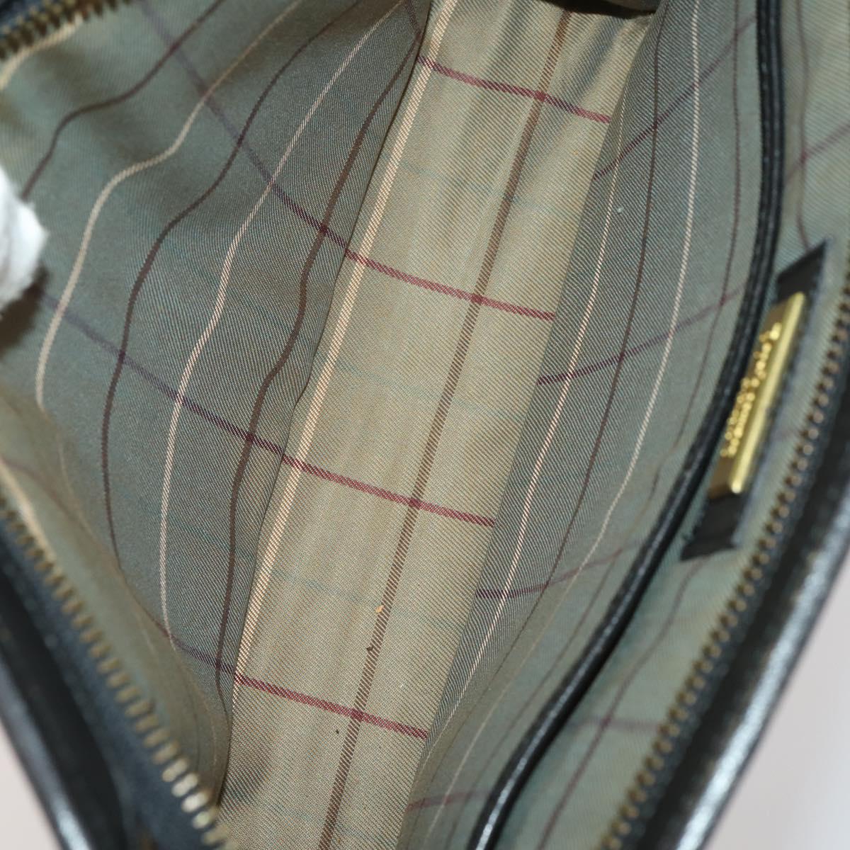 Burberrys Nova Check Clutch Bag Nylon Leather Canvas 6 Set Beige Auth 190007