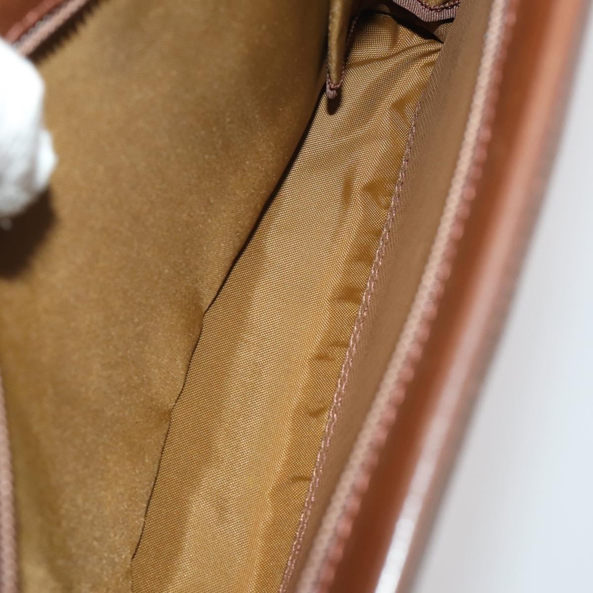 Burberrys Nova Check Clutch Bag Nylon Leather Canvas 6 Set Beige Auth 190007