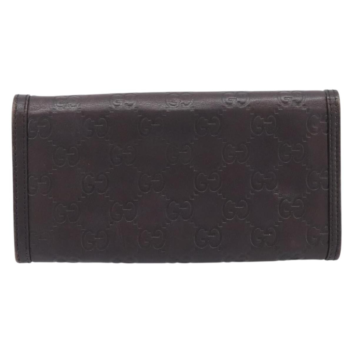 GUCCI GG Canvas Wallet PVC Leather 5 Set Beige Brown black Auth 190013
