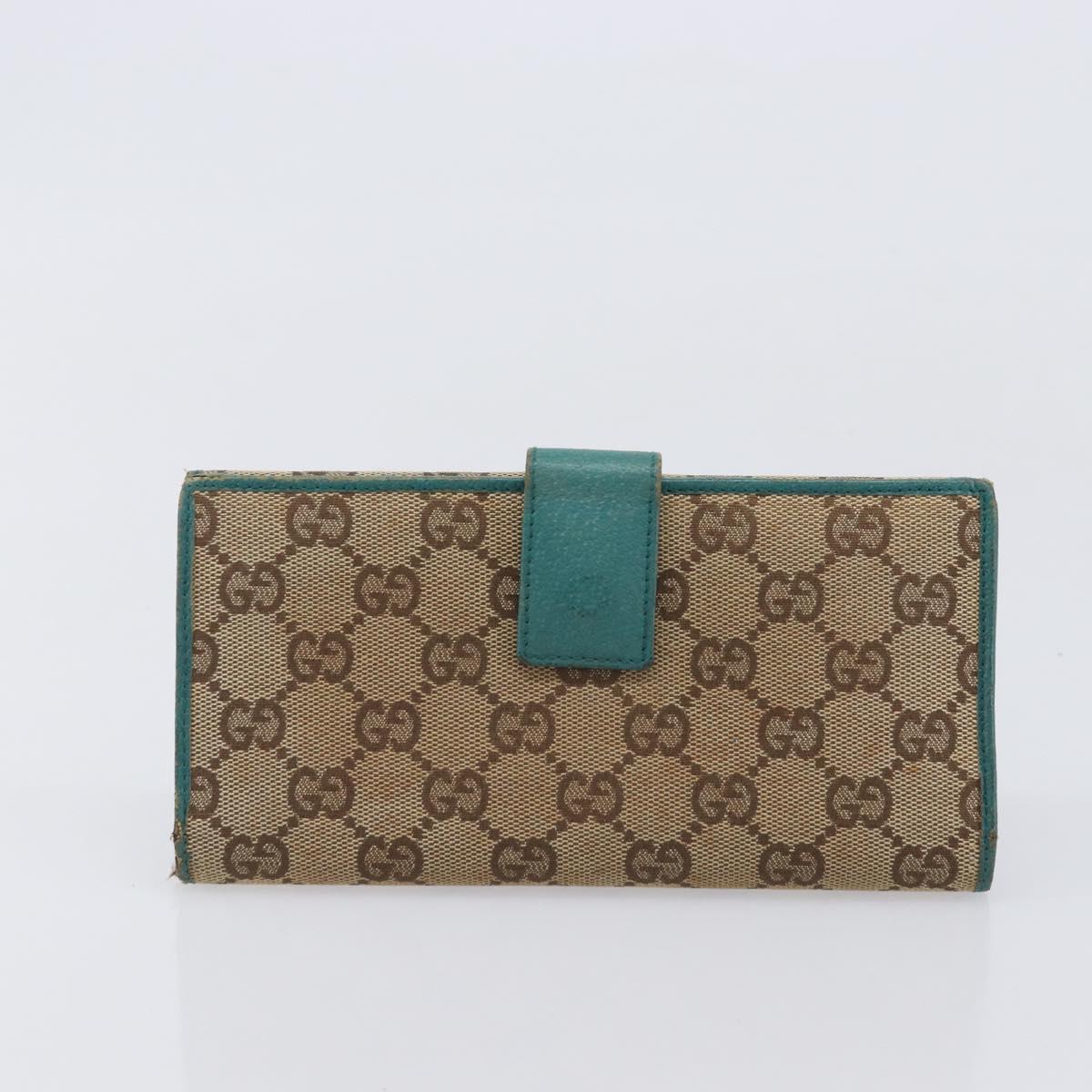 GUCCI GG Canvas Wallet PVC Leather 5 Set Beige Brown black Auth 190013