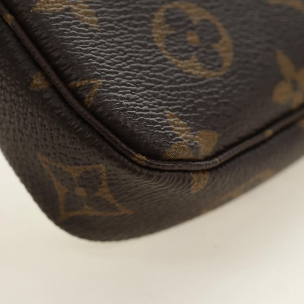 LOUIS VUITTON Monogram Vivienne Mini Pochette Accessoires M45905 Auth 190028SM