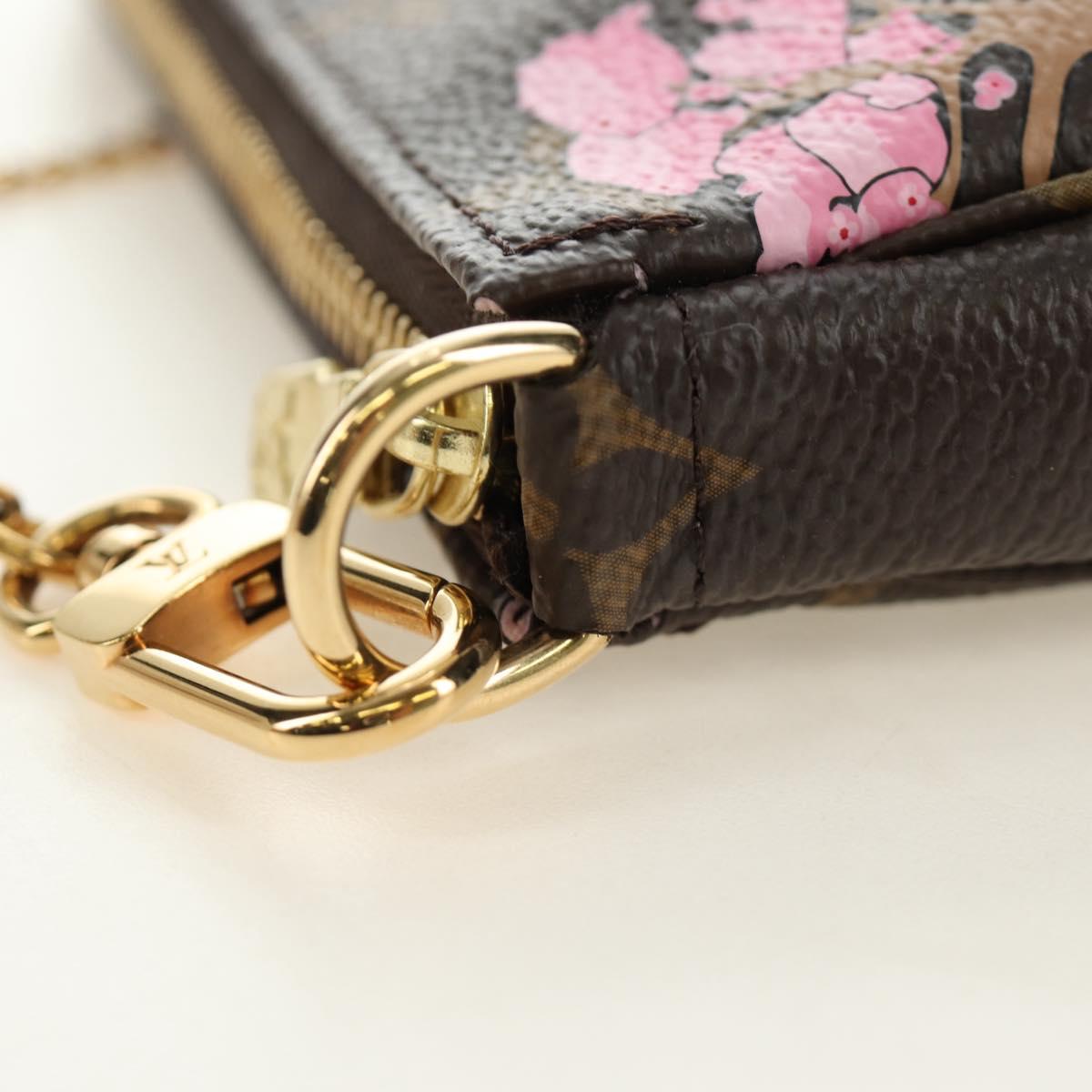 LOUIS VUITTON Monogram Vivienne Mini Pochette Accessoires M45905 Auth 190028SM