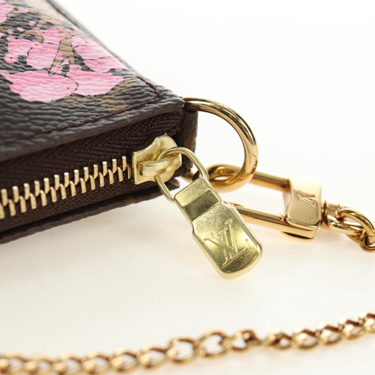 LOUIS VUITTON Monogram Vivienne Mini Pochette Accessoires M45905 Auth 190028SM