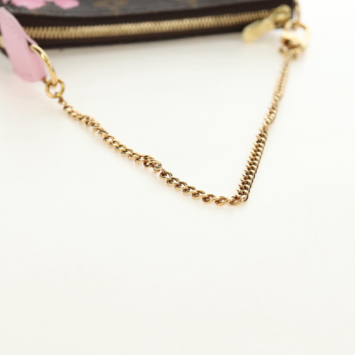 LOUIS VUITTON Monogram Vivienne Mini Pochette Accessoires M45905 Auth 190028SM