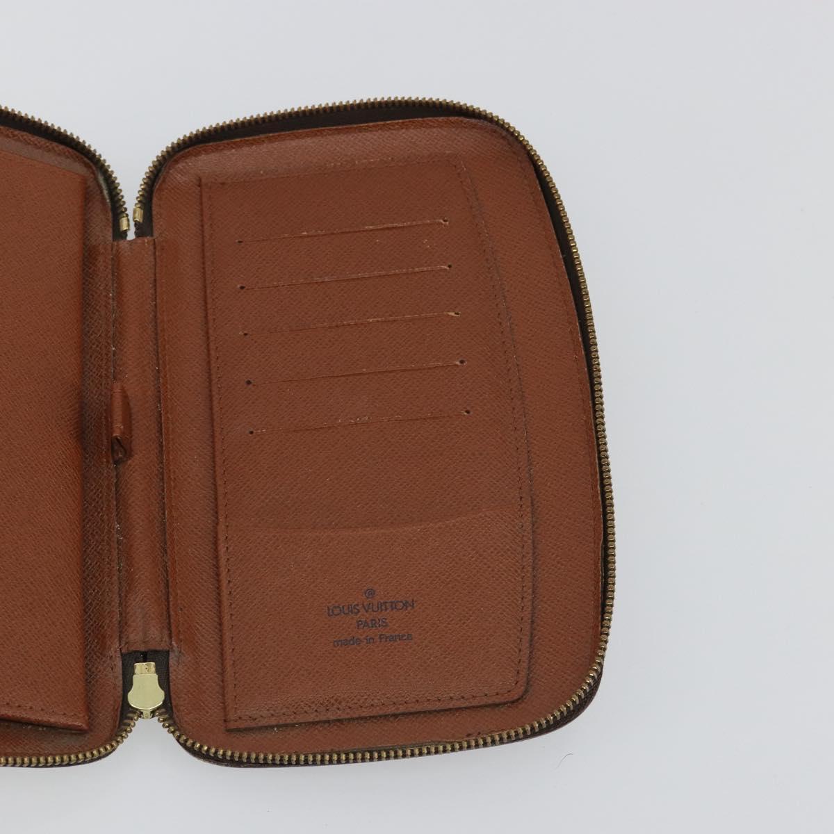 LOUIS VUITTON Monogram Agenda Jeode Travel Case M62950 LV Auth 190029