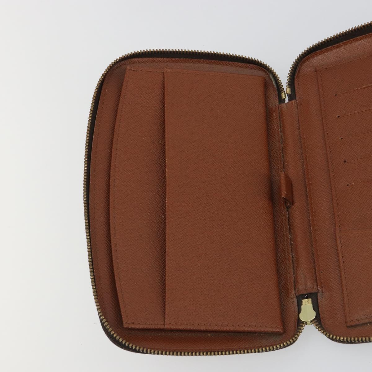 LOUIS VUITTON Monogram Agenda Jeode Travel Case M62950 LV Auth 190029