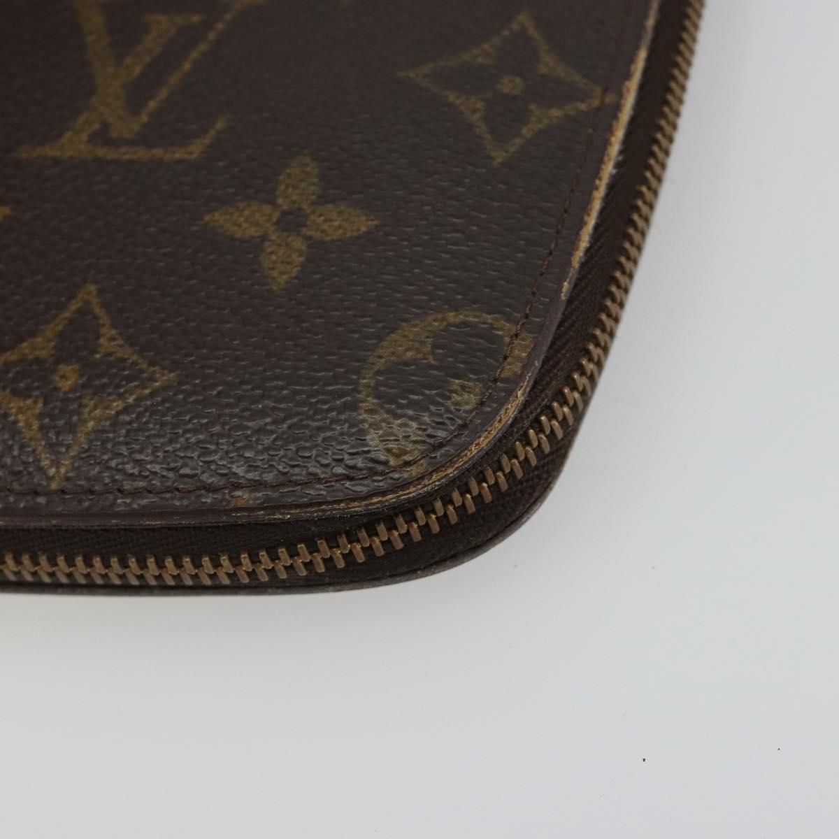LOUIS VUITTON Monogram Agenda Jeode Travel Case M62950 LV Auth 190029
