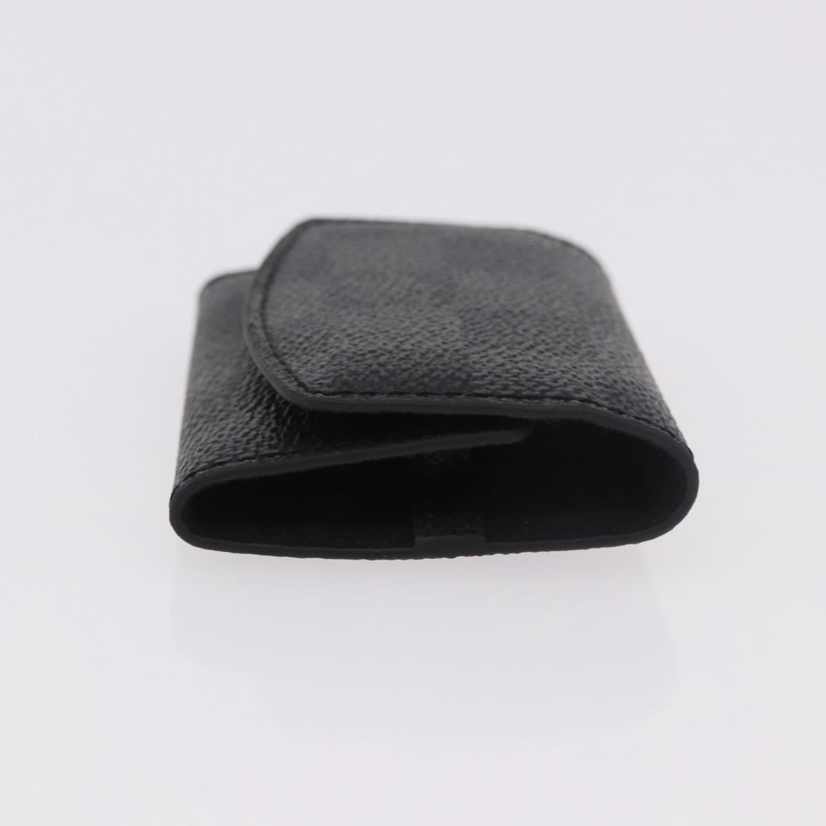 LOUIS VUITTON Damier Graphite Buton de Manchette Cuffs LV Auth 190032
