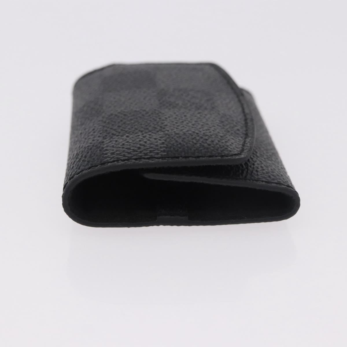 LOUIS VUITTON Damier Graphite Buton de Manchette Cuffs LV Auth 190032
