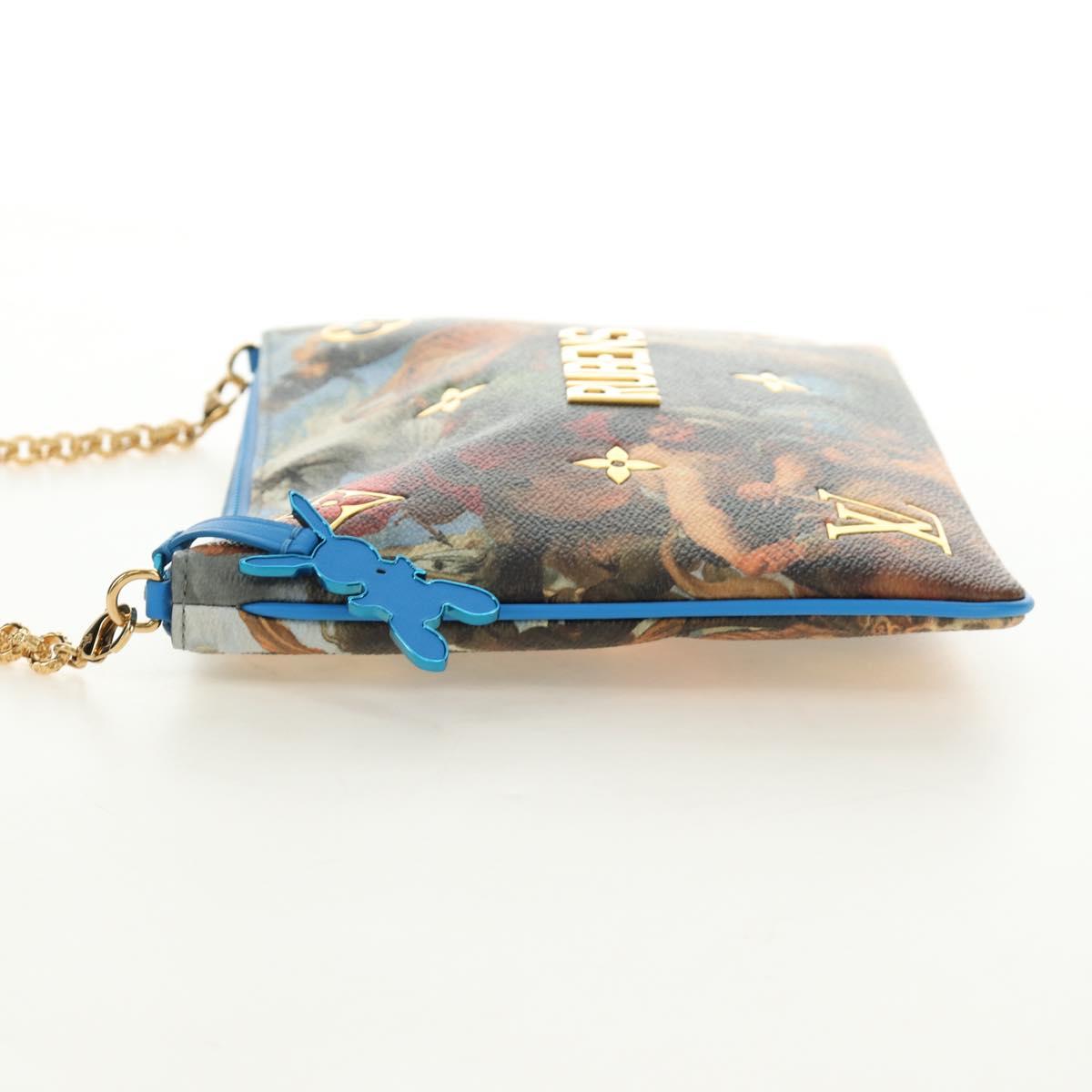 LOUIS VUITTON Monogram Celty Pochette Plat Pouch Rubens M64617 LV Auth 190039SM