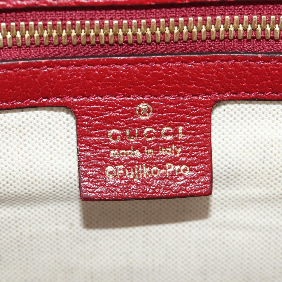 GUCCI GUCCI × Doraemon Micro GG Supreme Bag PVC 2way Beige 653952 Auth 190041M