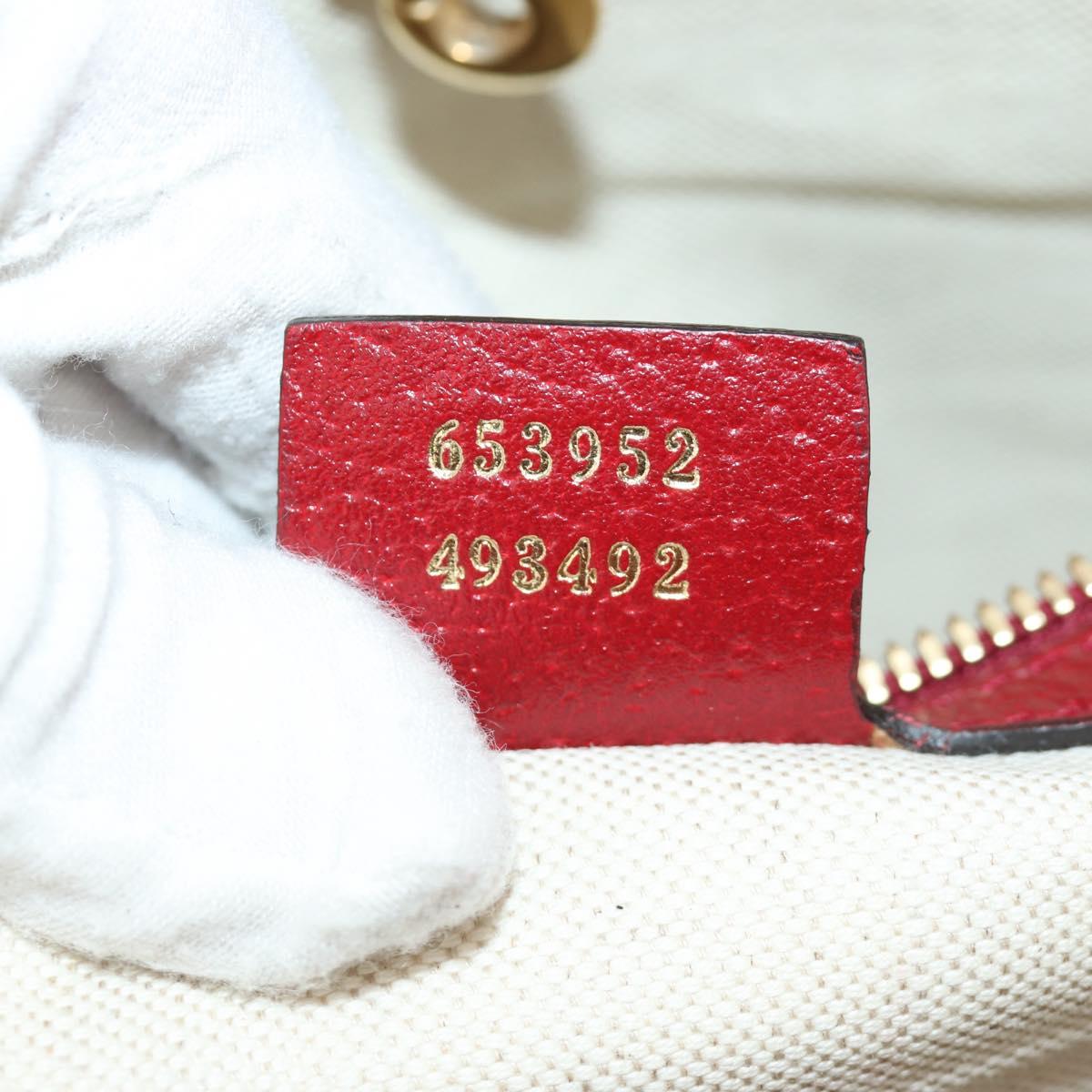 GUCCI GUCCI × Doraemon Micro GG Supreme Bag PVC 2way Beige 653952 Auth 190041M