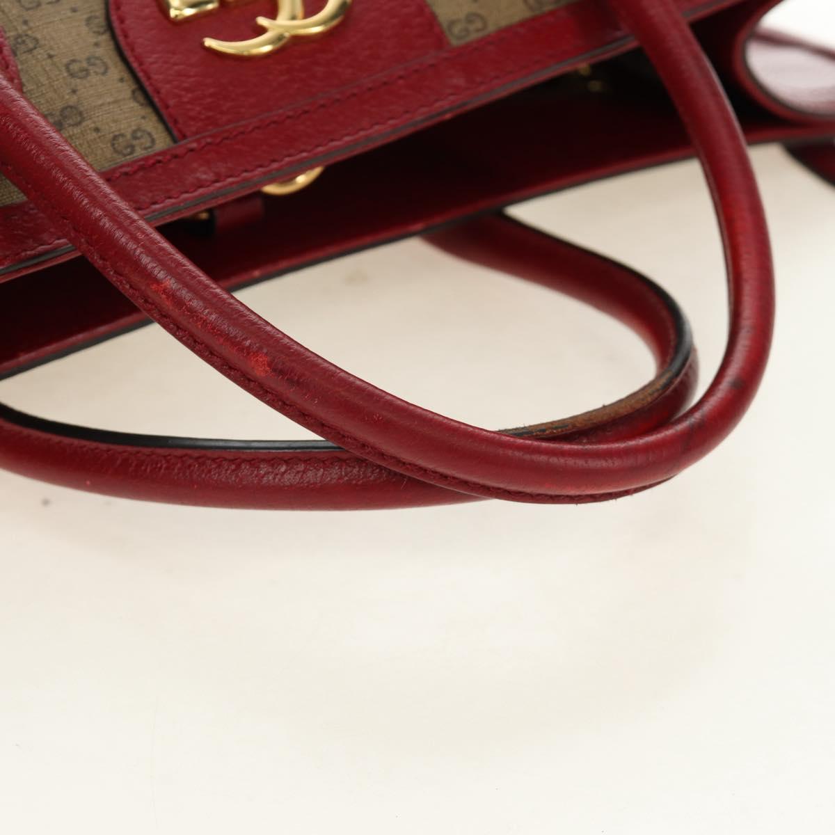 GUCCI GUCCI × Doraemon Micro GG Supreme Bag PVC 2way Beige 653952 Auth 190041M