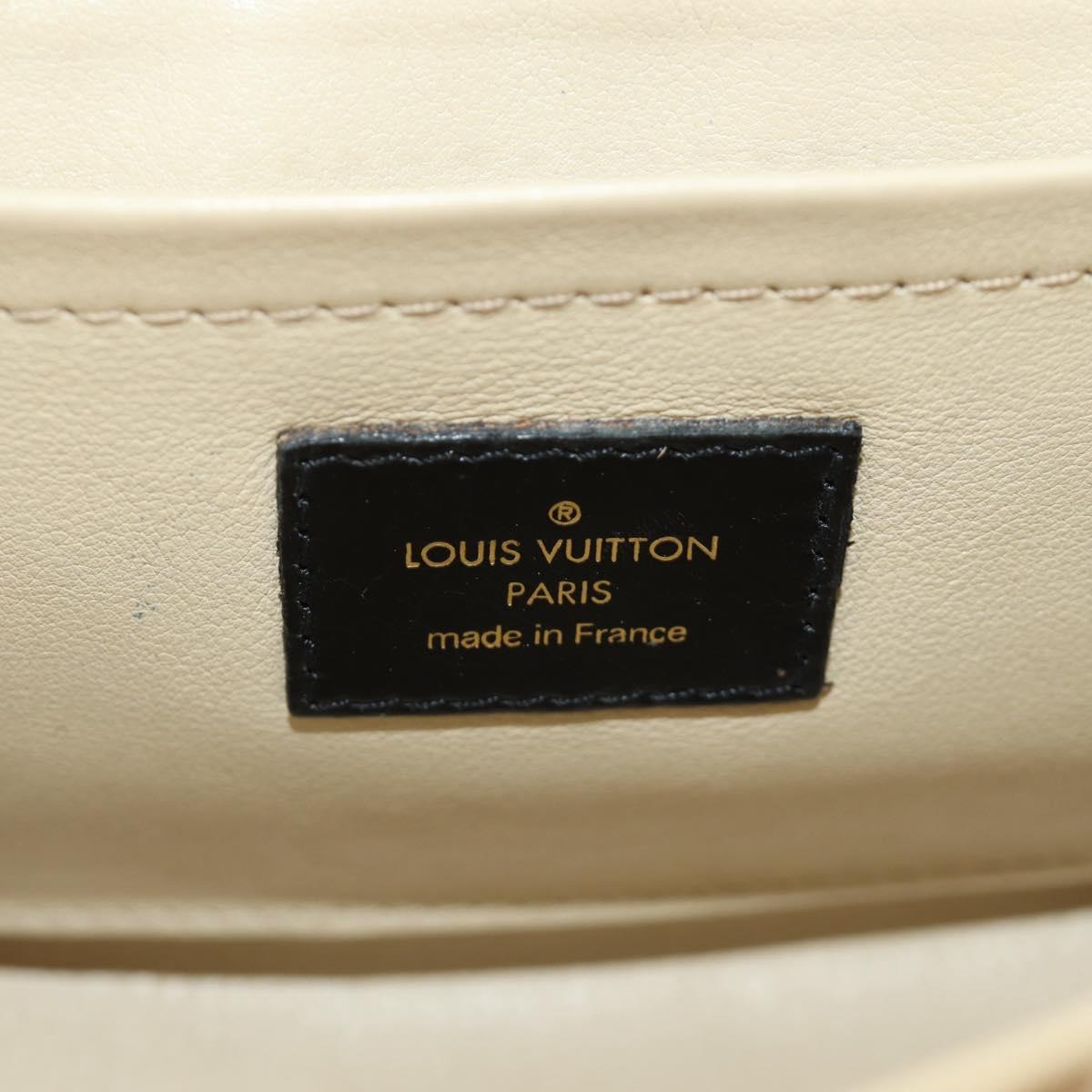 LOUIS VUITTON Monogram Charm Pochette Lover Bag Ivory M95194 LV Auth 190047SAV
