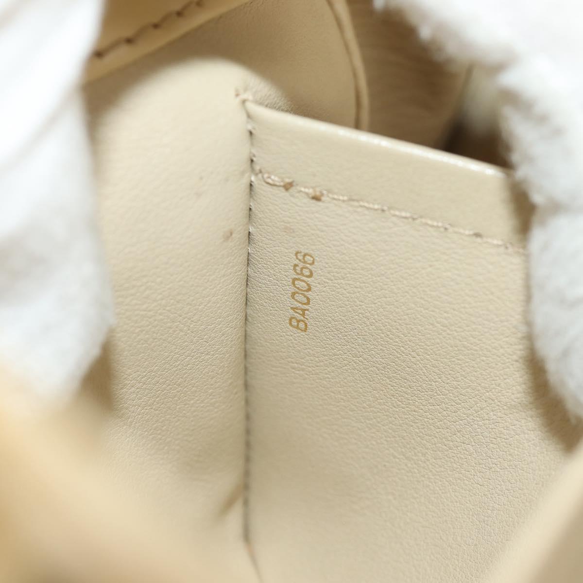 LOUIS VUITTON Monogram Charm Pochette Lover Bag Ivory M95194 LV Auth 190047SAV