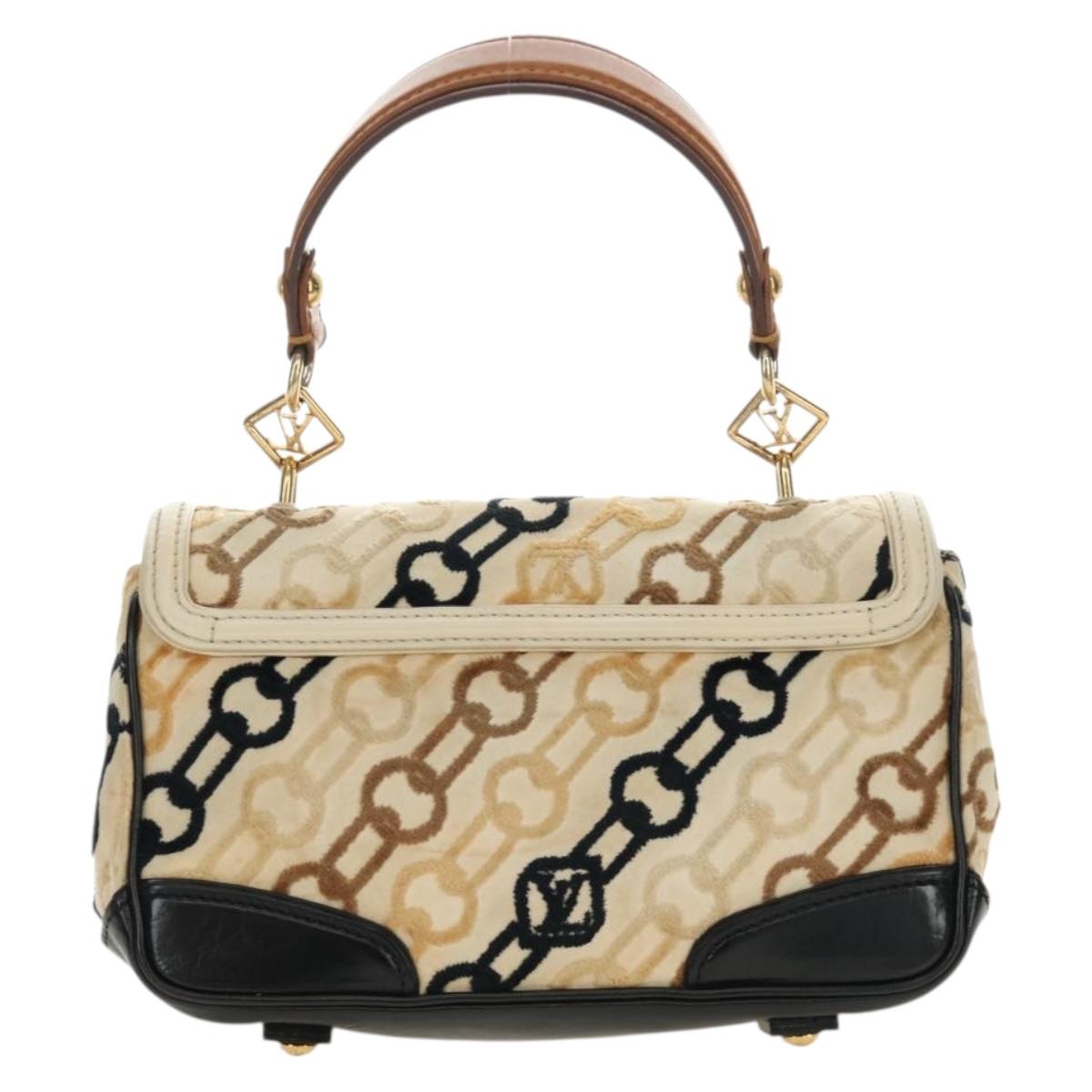 LOUIS VUITTON Monogram Charm Pochette Lover Bag Ivory M95194 LV Auth 190047SAV
