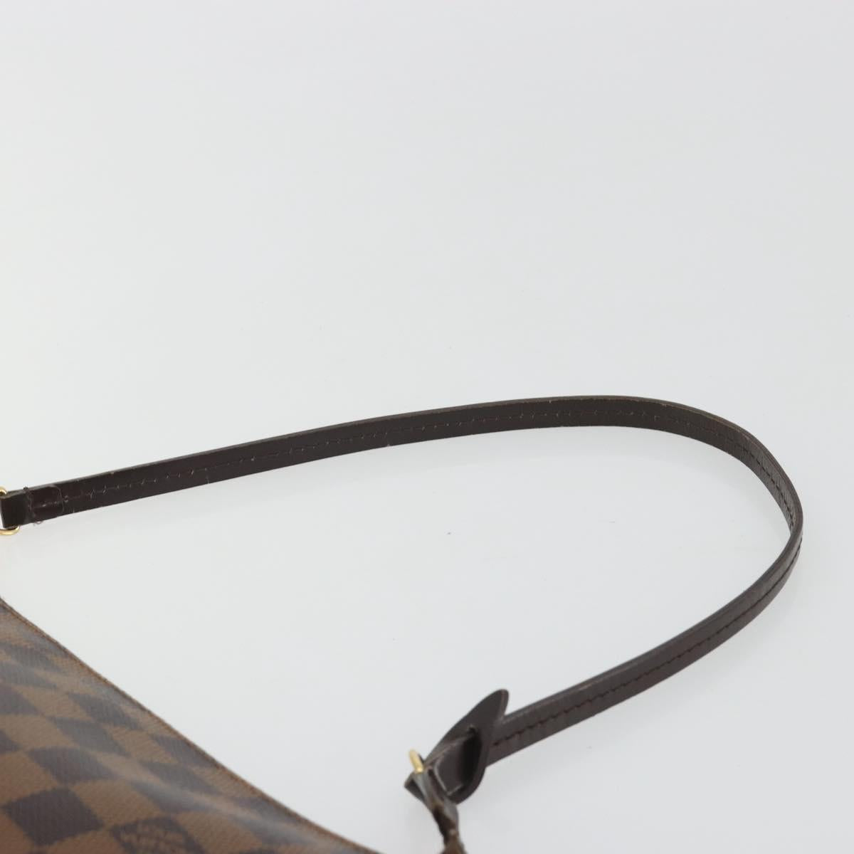 LOUIS VUITTON Damier Ebene Pochette Accessoires Pouch N41206 LV Auth 190053