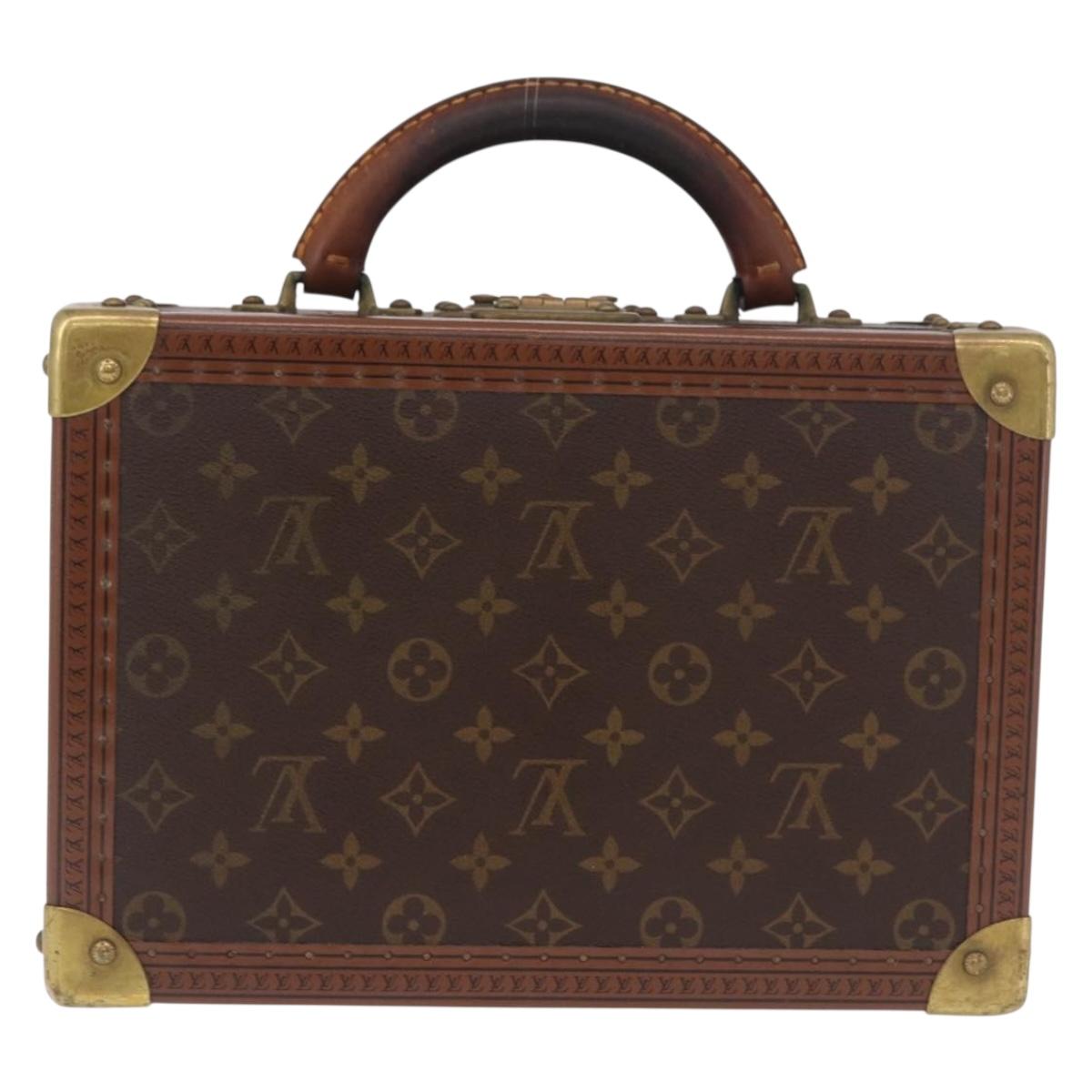 LOUIS VUITTON Monogram Cotville 30 Trunk LV Auth 190055V