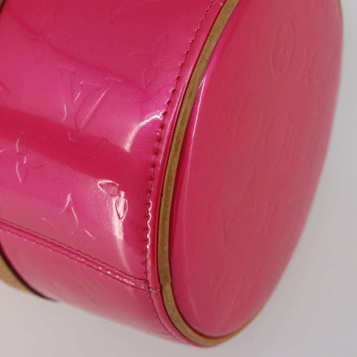 LOUIS VUITTON Monogram Vernis Bedford Bag Fuchsia Pink M91255 LV Auth 190057A