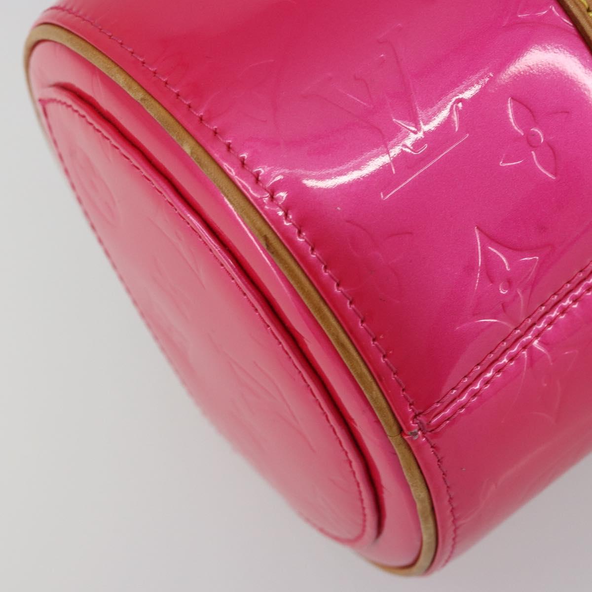 LOUIS VUITTON Monogram Vernis Bedford Bag Fuchsia Pink M91255 LV Auth 190057A
