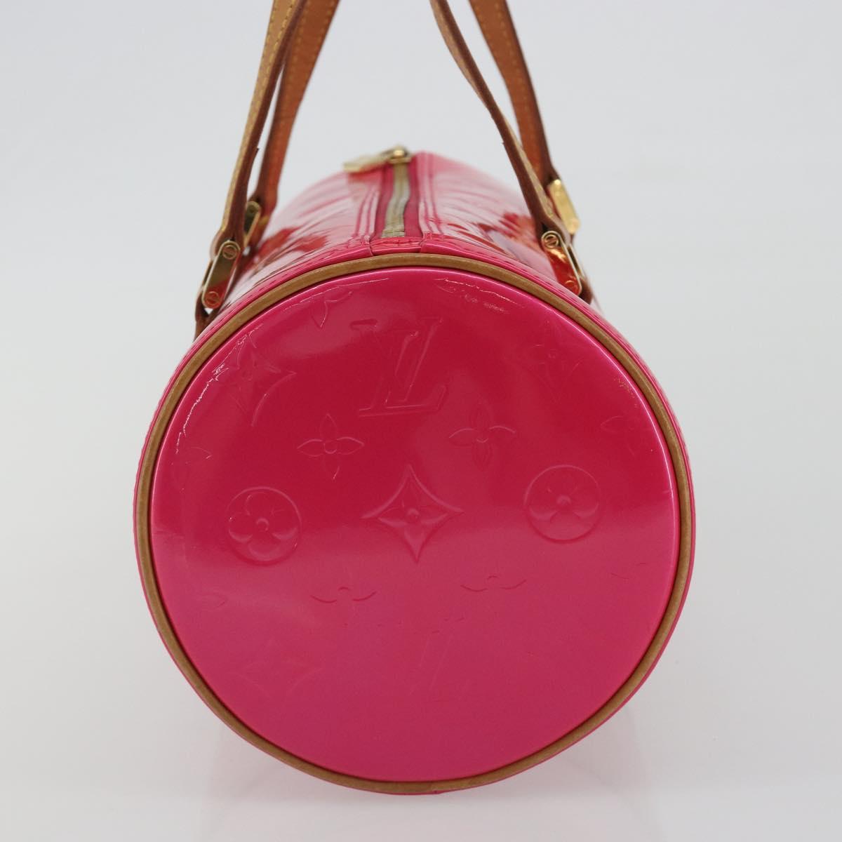LOUIS VUITTON Monogram Vernis Bedford Bag Fuchsia Pink M91255 LV Auth 190057A
