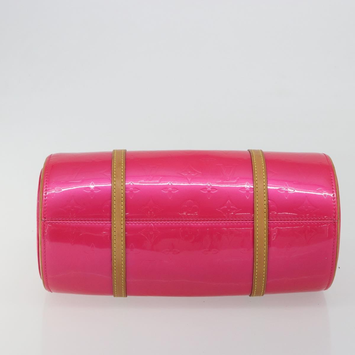 LOUIS VUITTON Monogram Vernis Bedford Bag Fuchsia Pink M91255 LV Auth 190057A