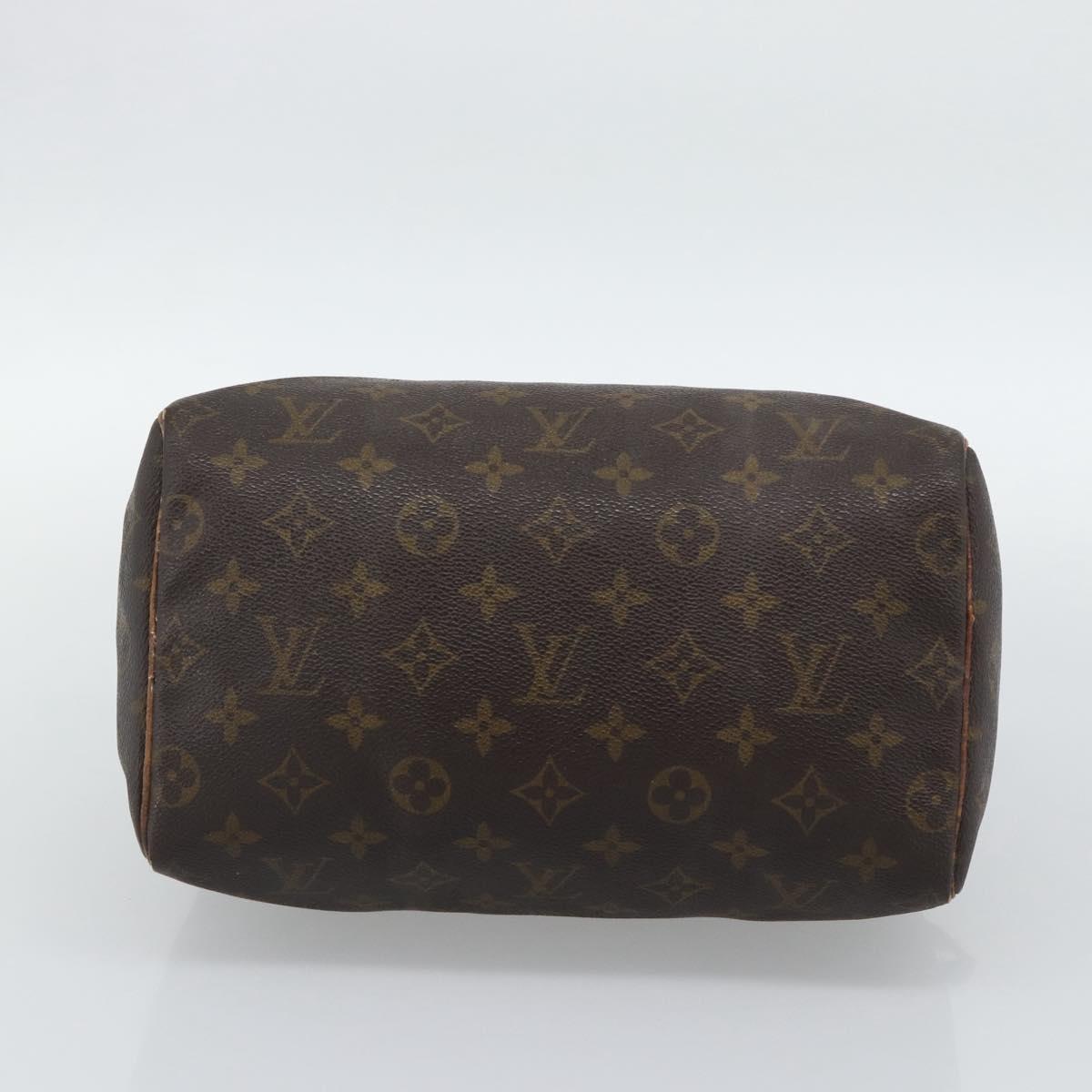 LOUIS VUITTON Monogram Speedy 25 Hand Bag M41528 LV Auth 190071