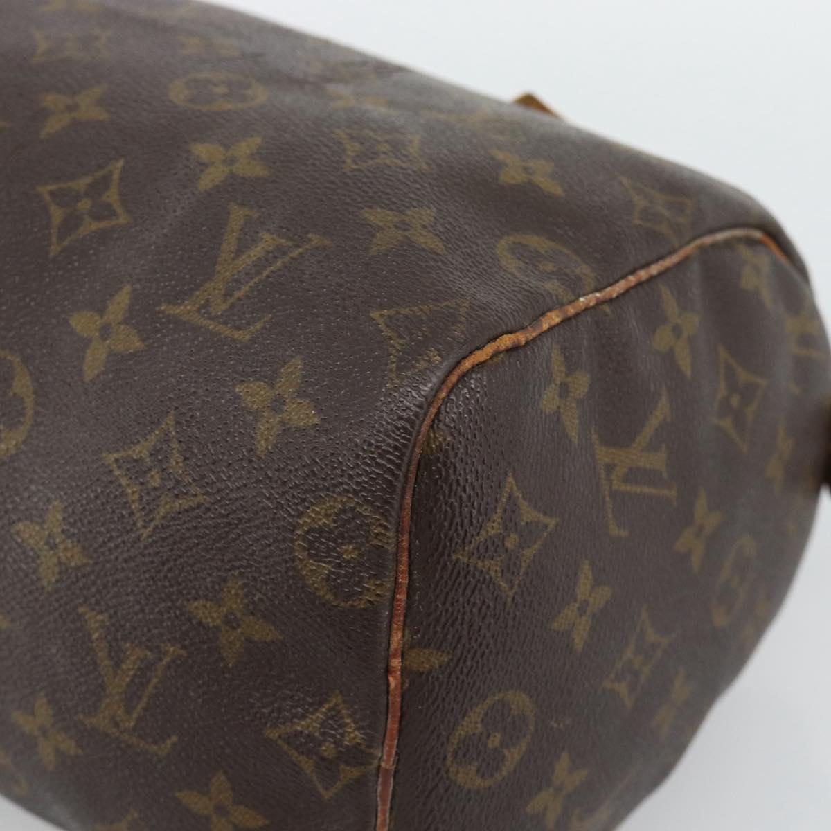 LOUIS VUITTON Monogram Speedy 25 Hand Bag M41528 LV Auth 190071