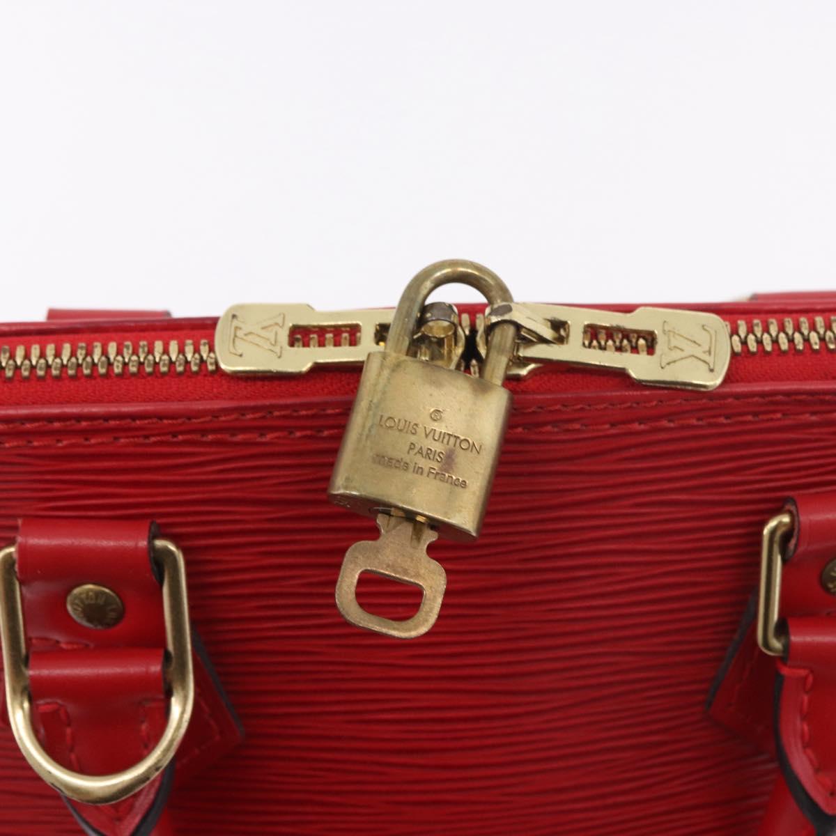 LOUIS VUITTON Epi Alma Hand Bag Castilian Red M52147 LV Auth 190072V