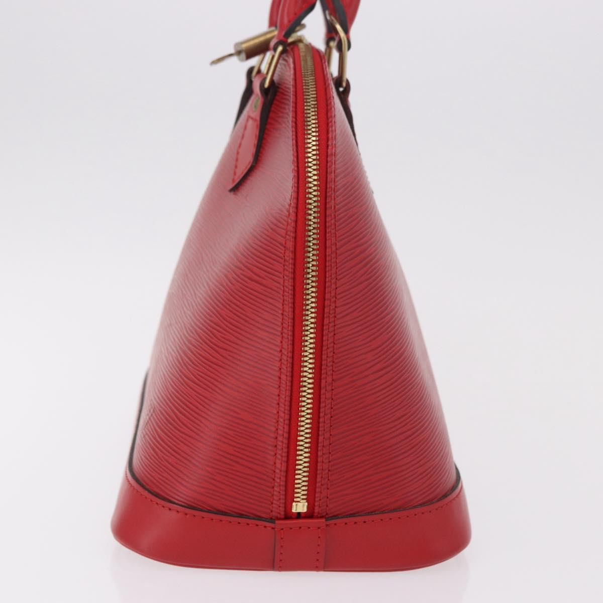 LOUIS VUITTON Epi Alma Hand Bag Castilian Red M52147 LV Auth 190072V